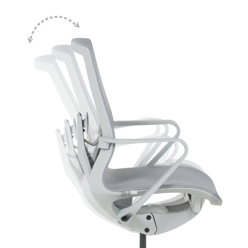 Ергономичен стол Libode светлосив